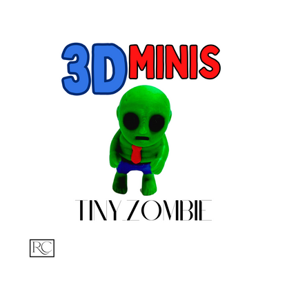 3D Mini Tiny Zombie