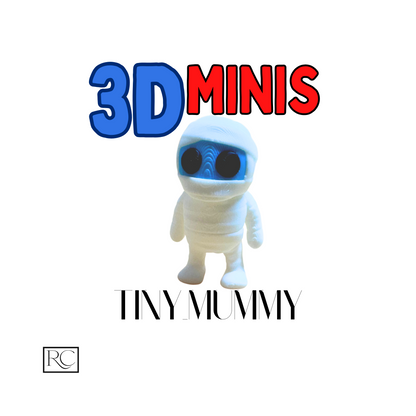 3D Mini Tiny Mummy