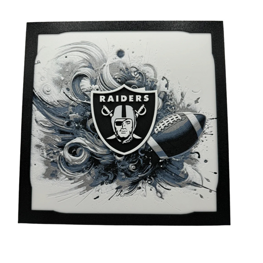 Las Vegas Raiders 3D Print Artwork