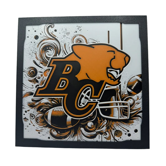 BC Lions 3D Print Artwork