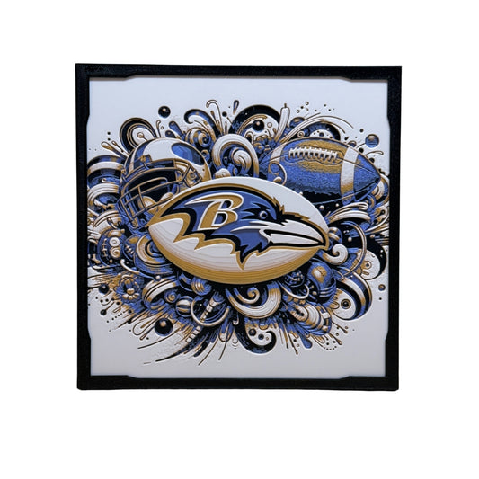 Baltimore Ravens 3D Print Artwork