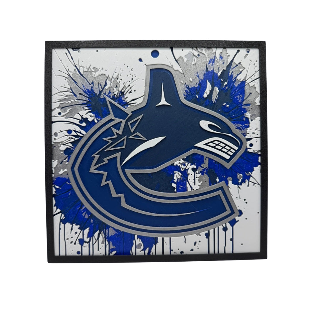 Vancouver Canucks 3D Print Artwork