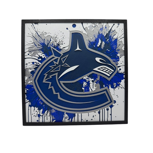 Vancouver Canucks 3D Print Artwork