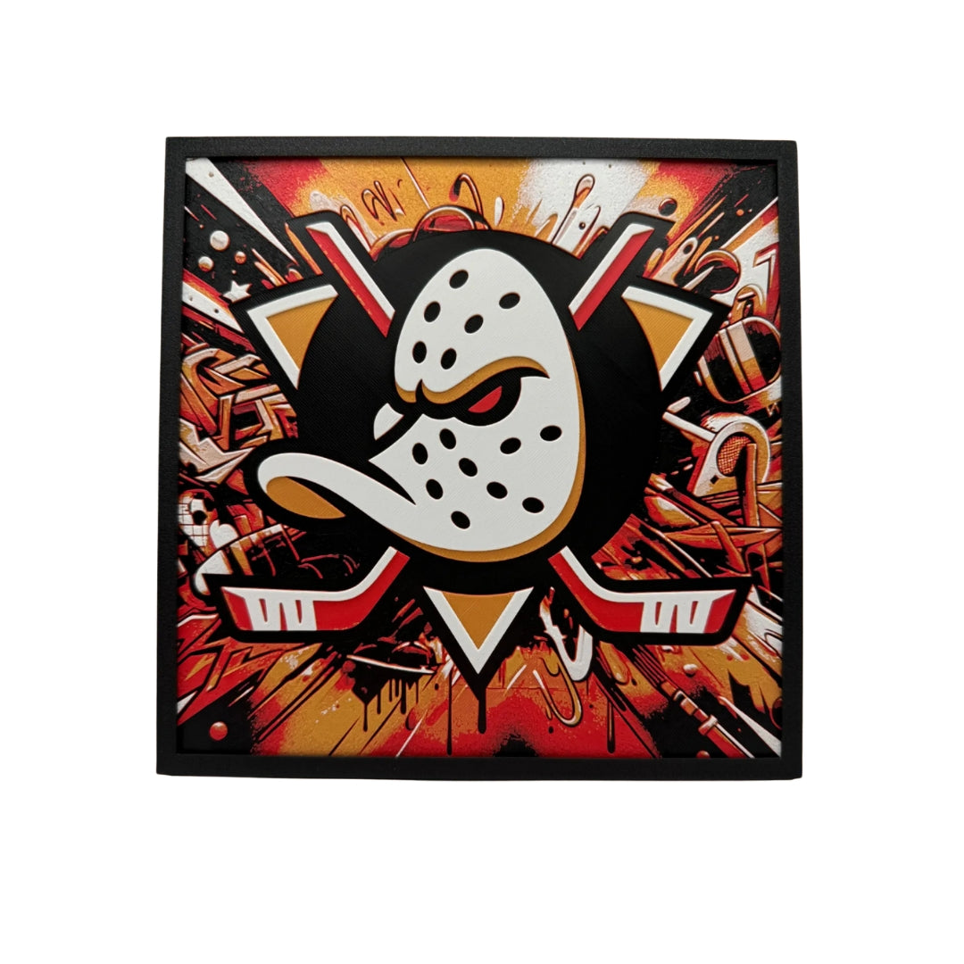 Anaheim Ducks 3D Print Artwork