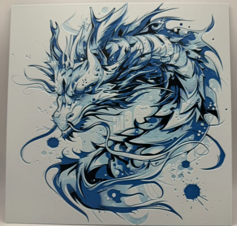 Elemental Dragon Water 3DPrint Artwork