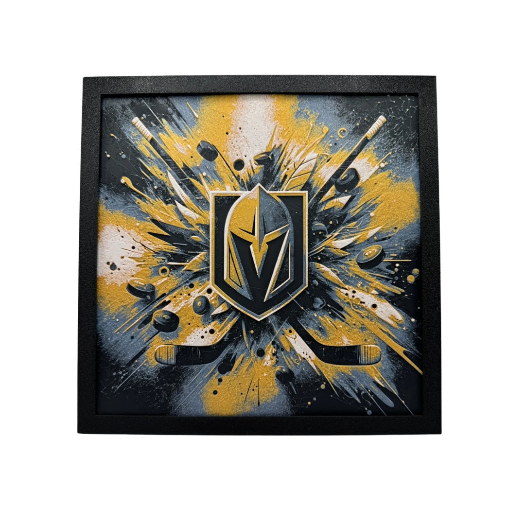 Las Vegas Golden Knights 3D Print Artwork