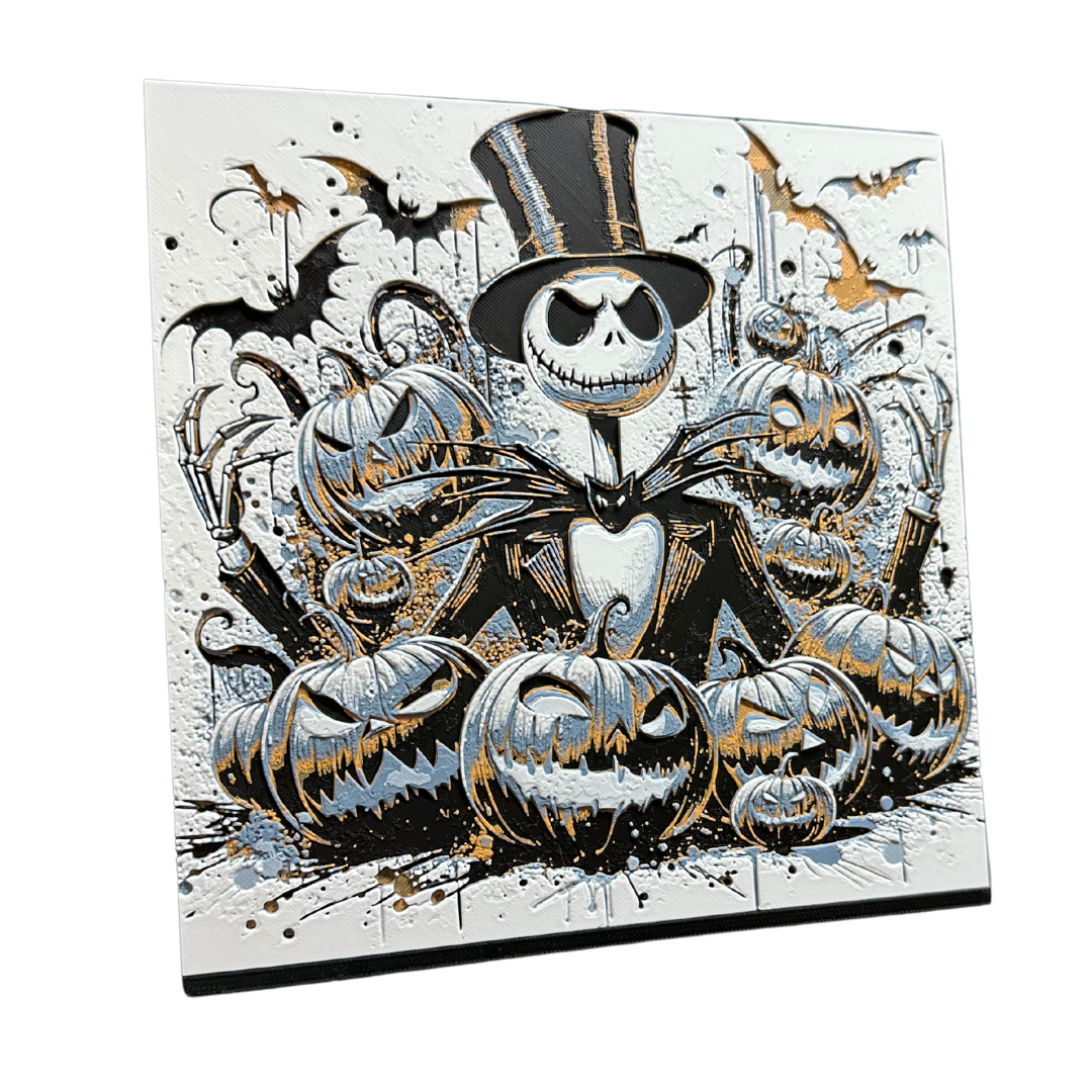 Jack Skellington - Halloween Pumpkins 3D Print Artwork