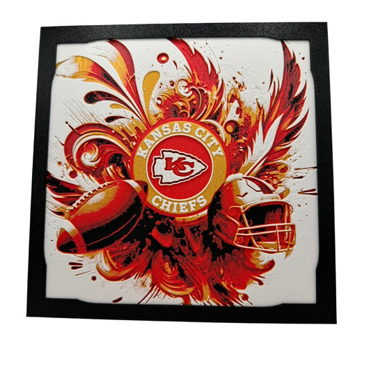 Kansas City Chiefs 3D Print Artwork