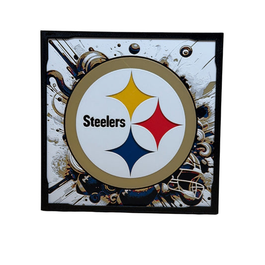 Pittsburgh Steelers 3D Print Artwork