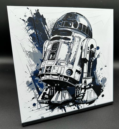 Star Wars R2D2 3DPrint Artwork