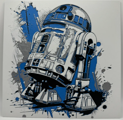 Star Wars R2D2 3DPrint Artwork