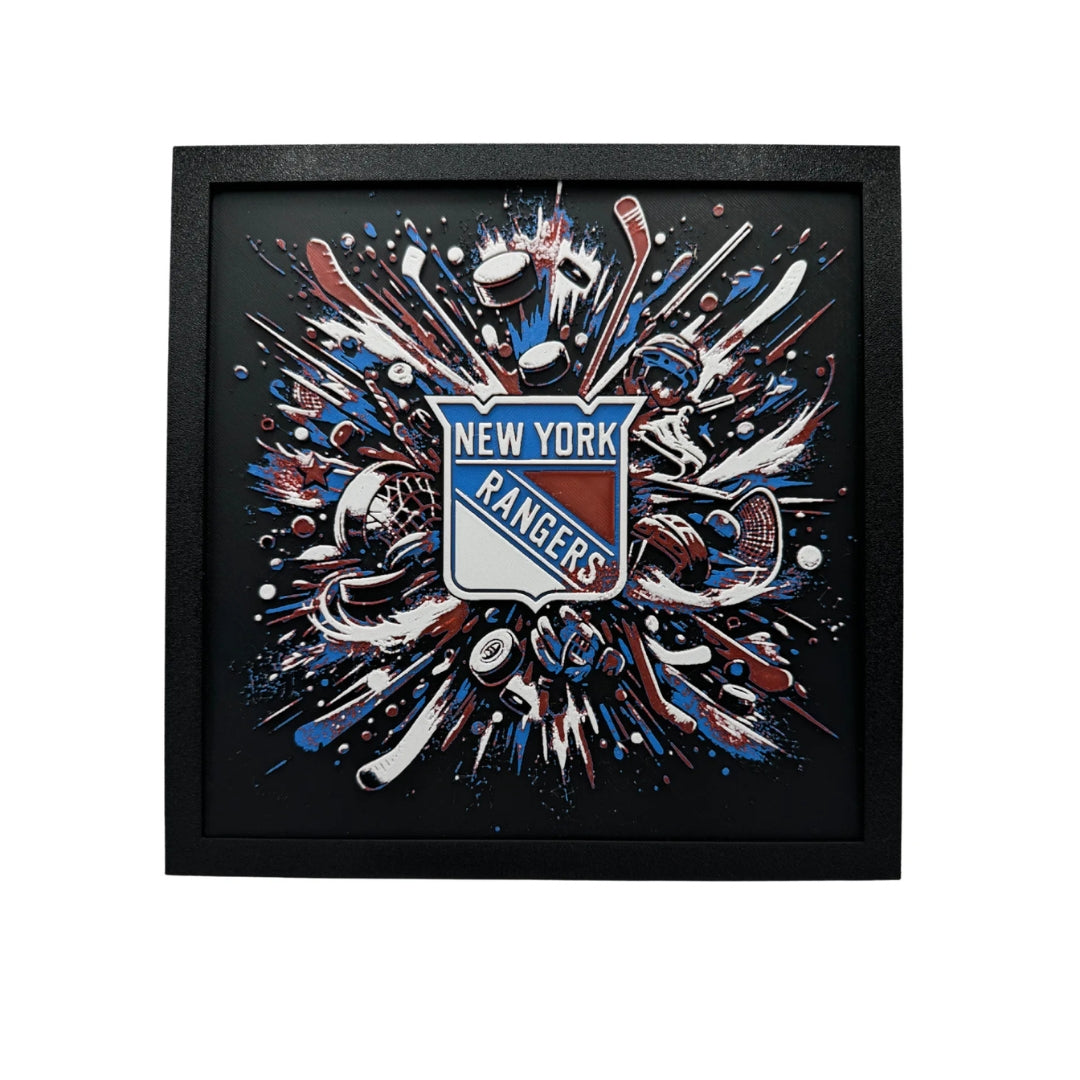 New York Rangers 3D Print Artwork