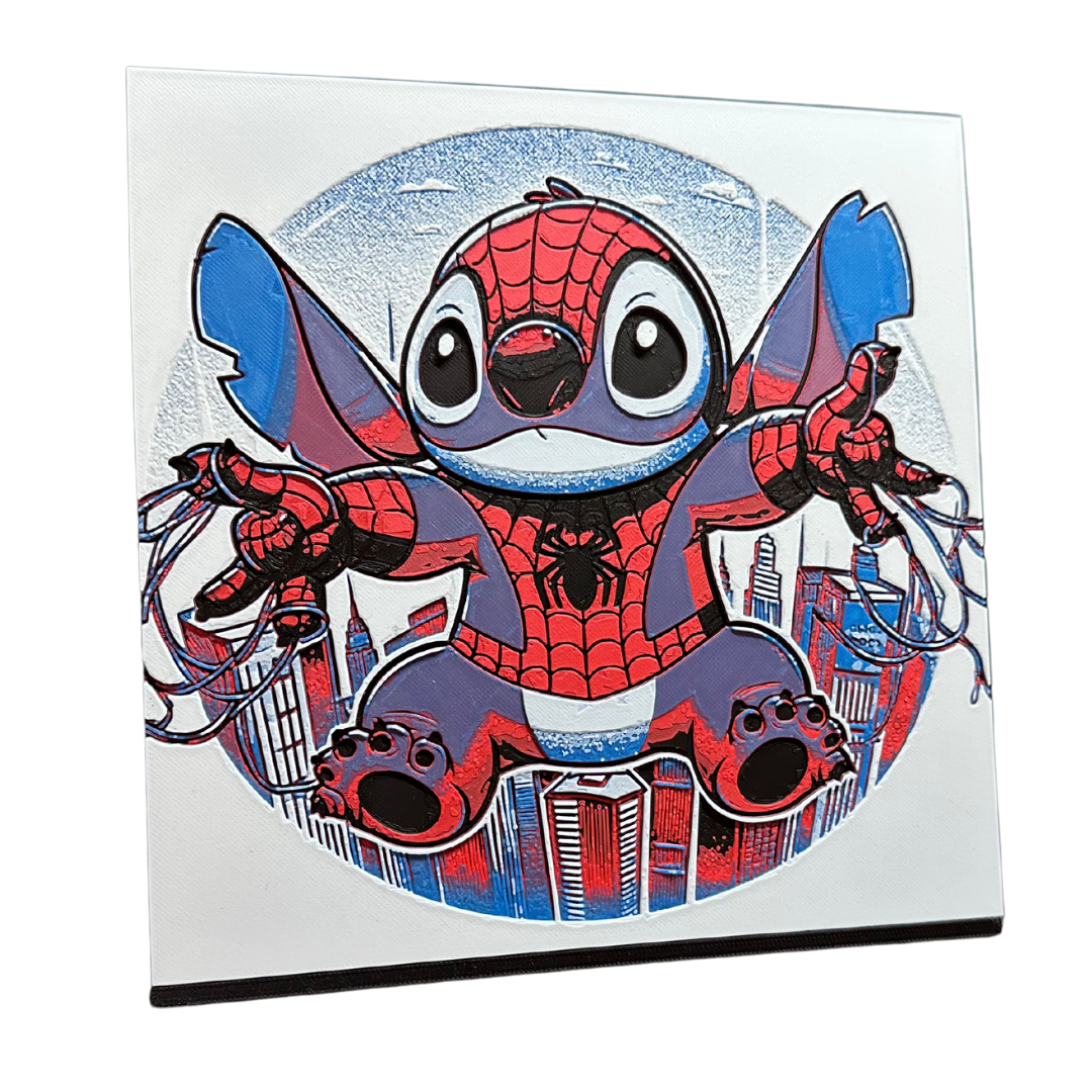 Stitch - Spider-Man Cosplay 3DPrint Artwork